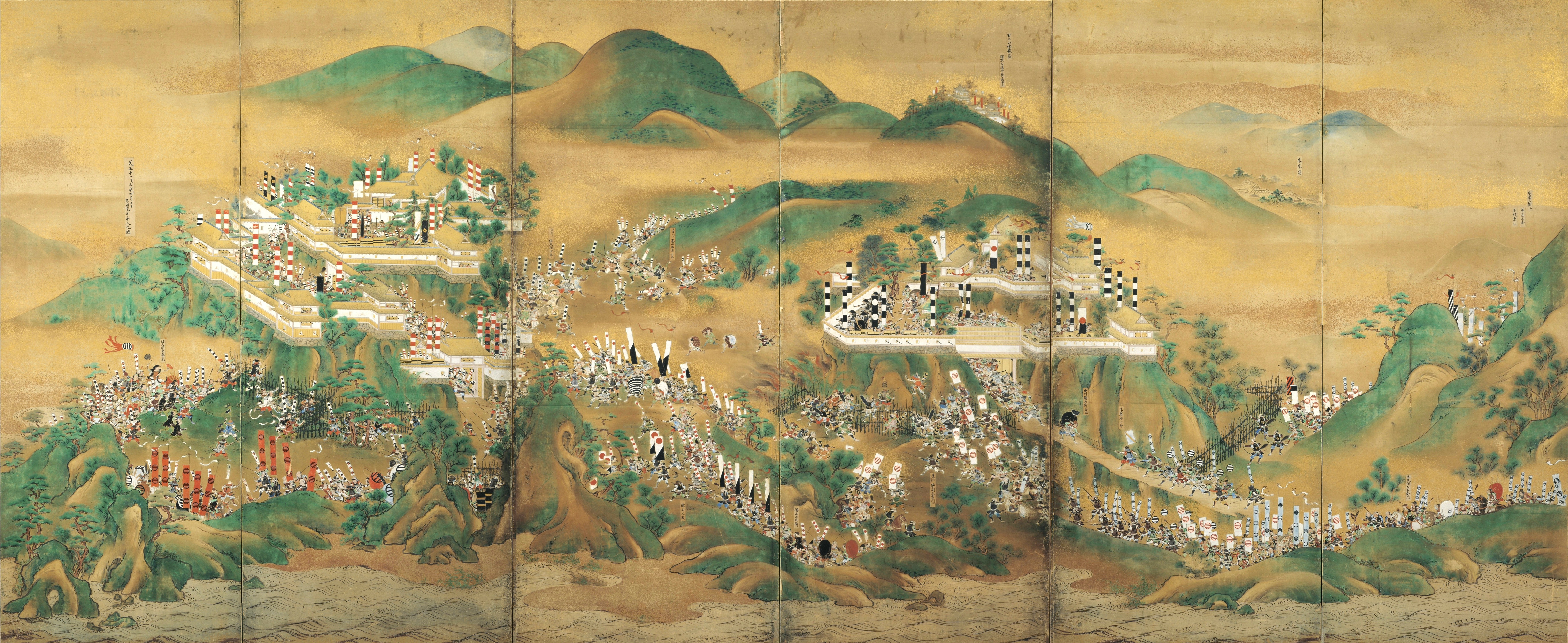 大阪城天守閣名品　賤ヶ岳合戦図屏風 文化財コレクション | 大阪城天守閣