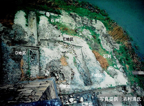写真3.調査地全景(志村清氏提供に加筆)