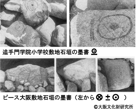 写真5.豊臣石垣の墨書