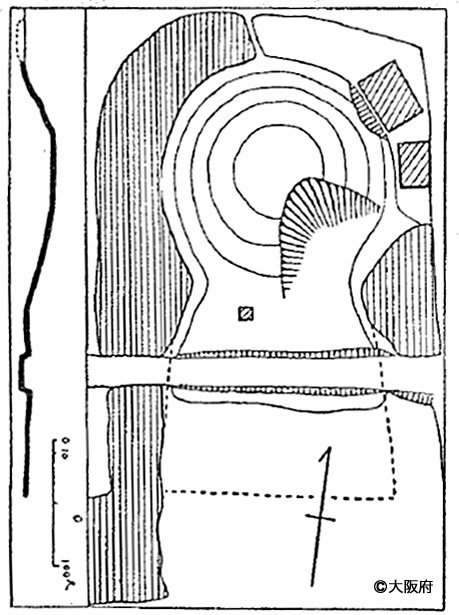 図3.御勝山古墳外形図