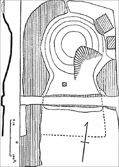 図6.御勝山古墳外形図