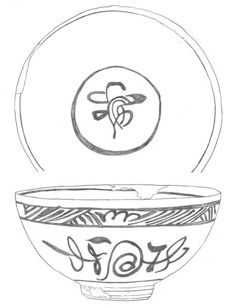 図1.大名物 銘「荒木」スケッチ