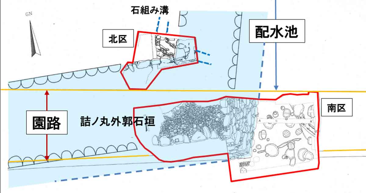 謎の地下石垣を公開