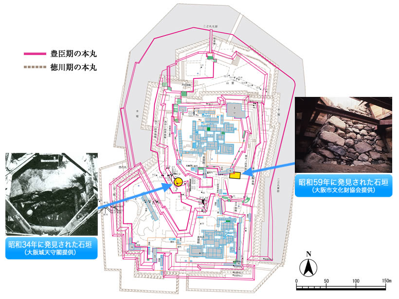 豊臣期・徳川期本丸地盤